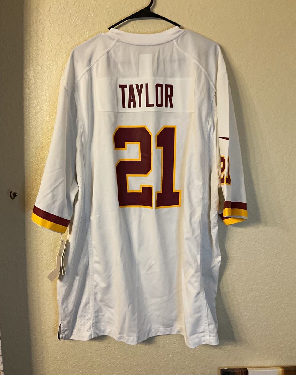 Nike Washington Commanders NFL Football Jersey Taylor #21 White 3XL Men’s